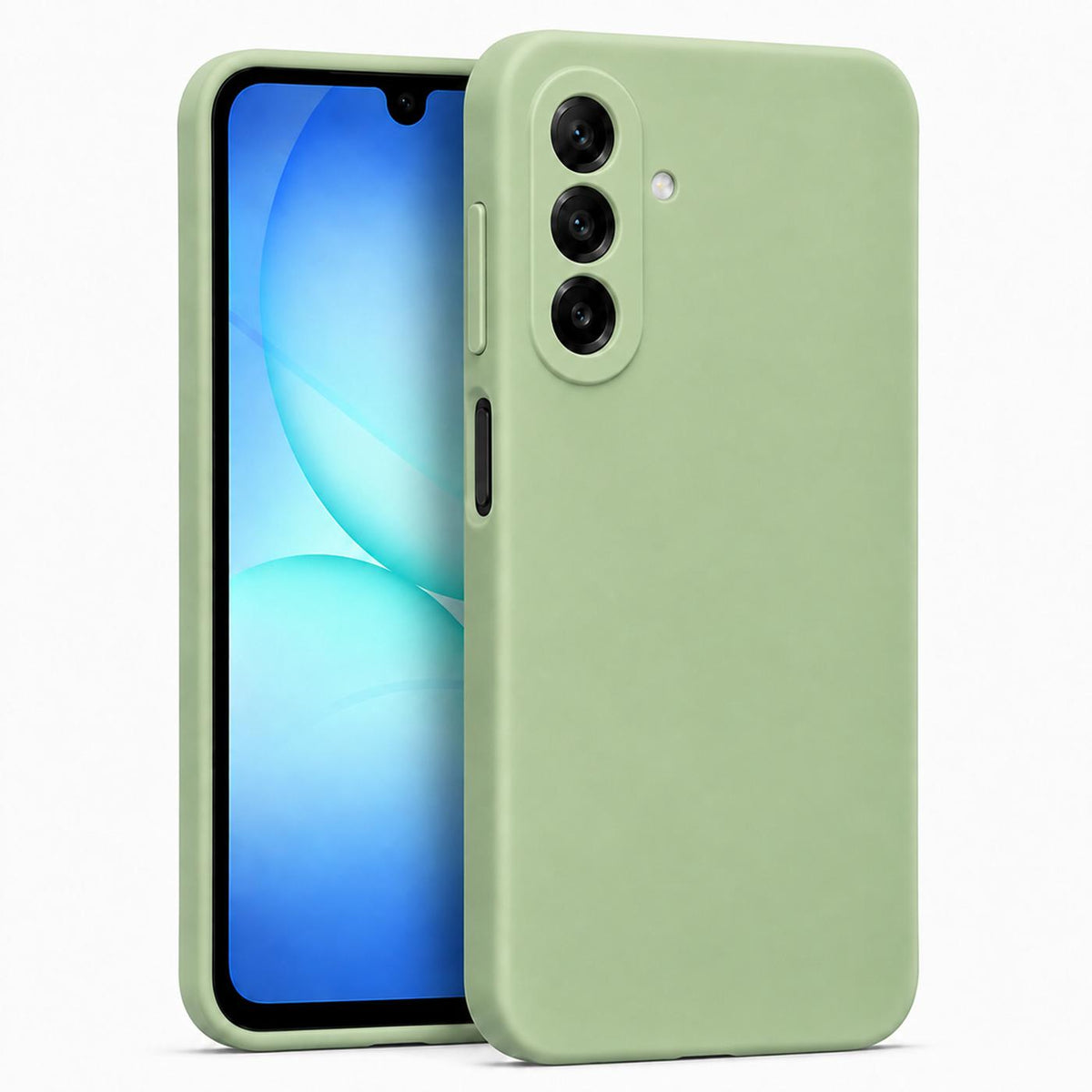 Samsung Galaxy A18 - Silikon Hülle Soft-Touch Salbeigrün