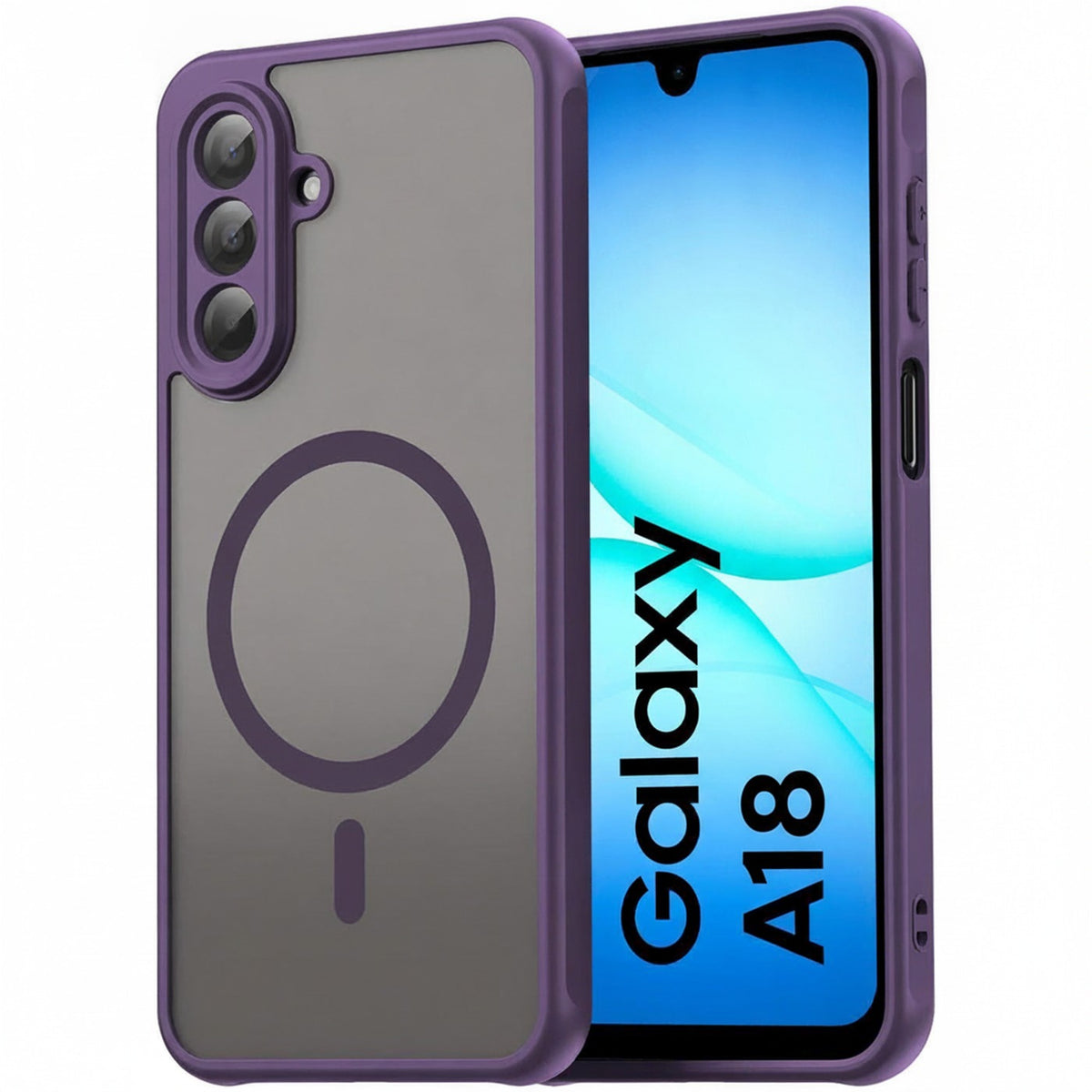 Samsung Galaxy A18 - MagSafe Hülle mit Kameraschutz Lila