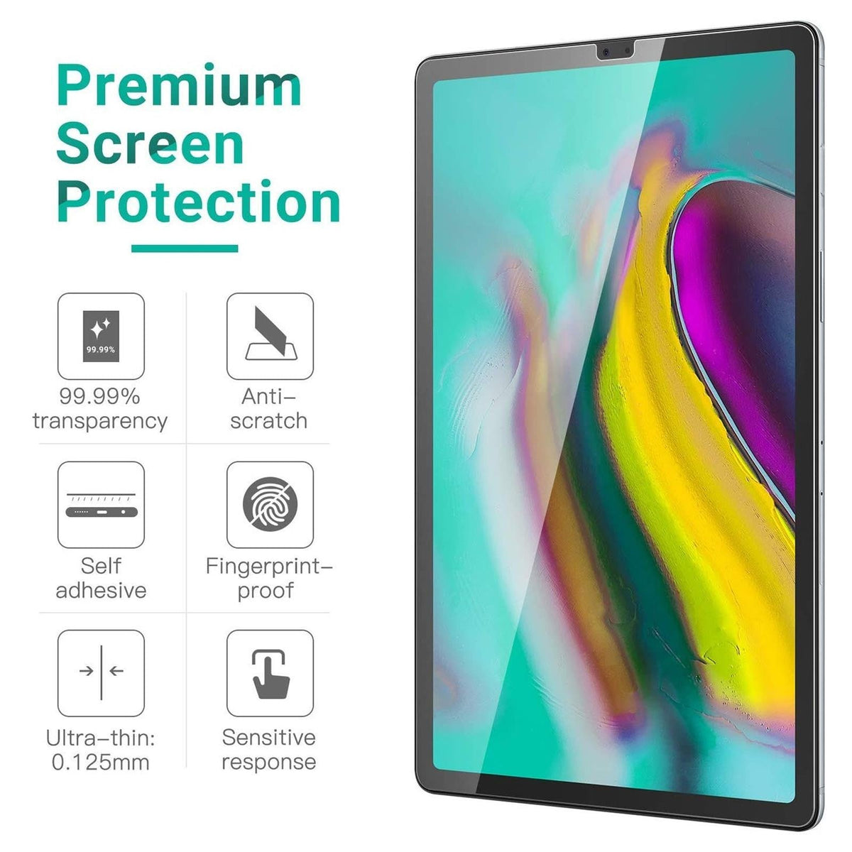 Samsung Galaxy Tab S10 FE+ - Panzerglas Displayschutz 9H Default Title