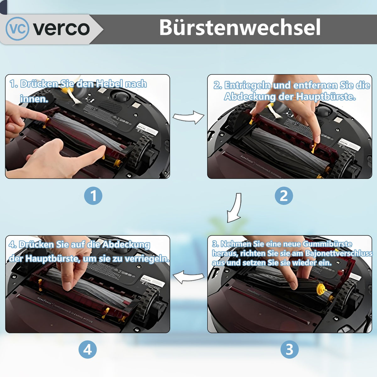 iRobot Roomba 800/900 Zubehör-Set 8-teilig – Filter Roomba 800