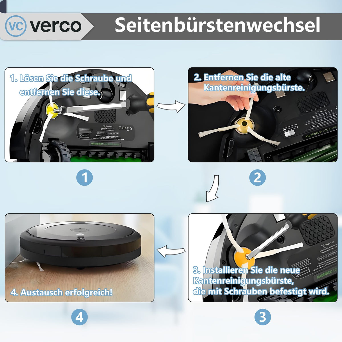 iRobot Roomba 800/900 Zubehör-Set 8-teilig – Filter Roomba 800