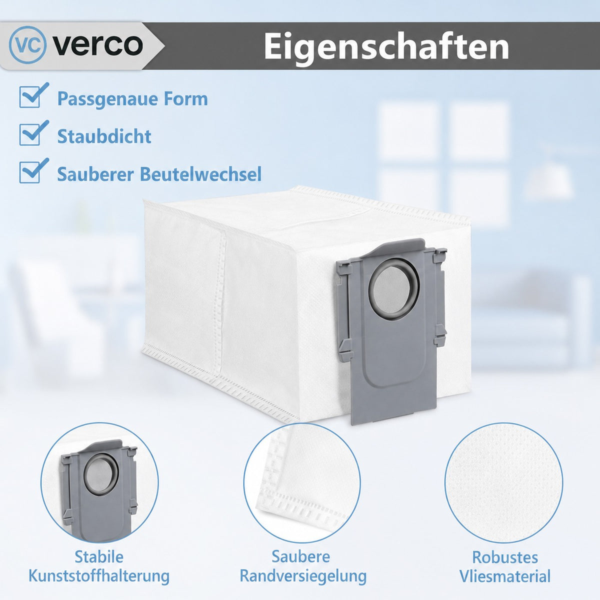 Roborock S8 & S8 Plus Zubehör-Set – Staubbeutel G10S Pro