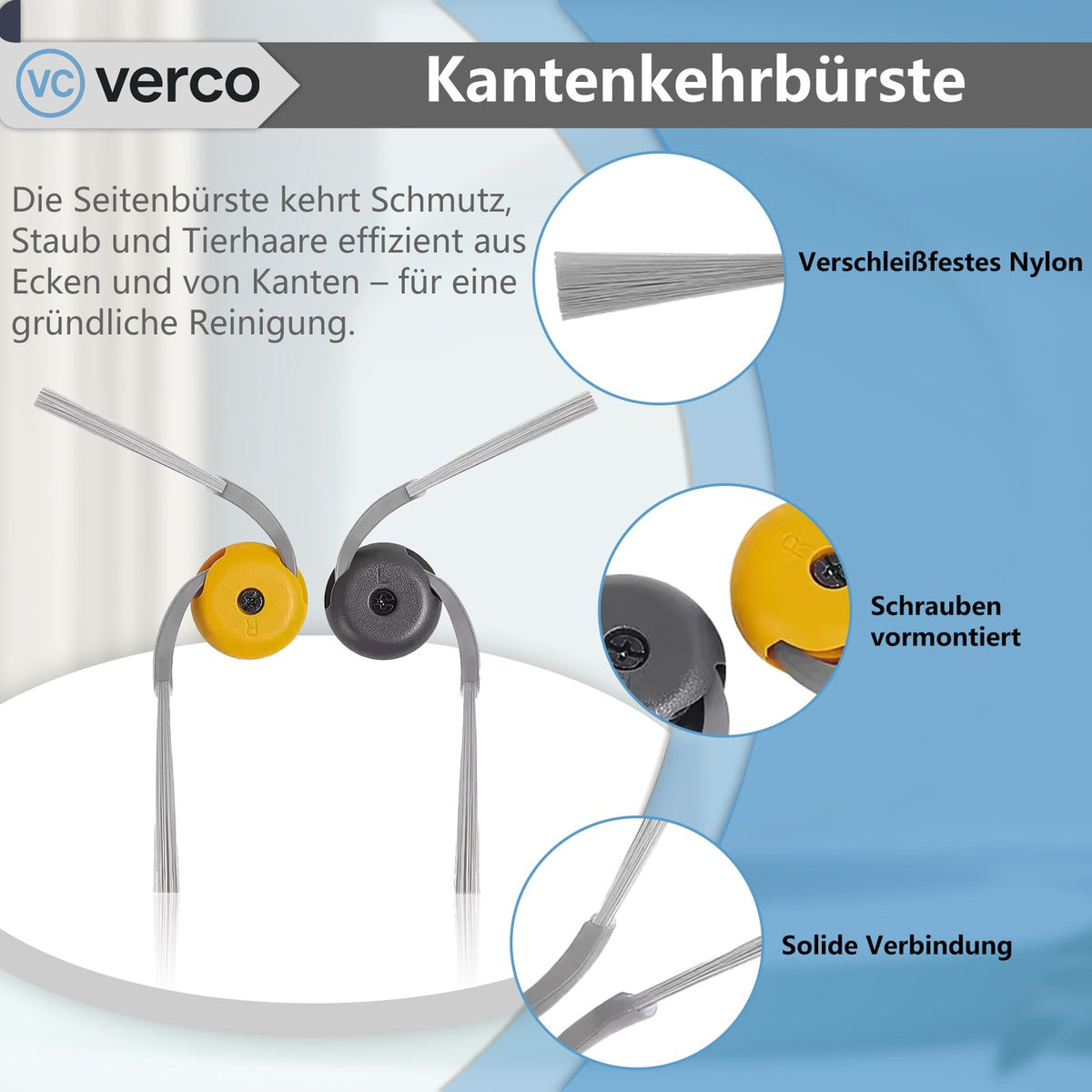 Roborock Qrevo Curv 2 Flow Zubehör-Set 16-teilig – Bürsten Qrevo Curv 2 Flow