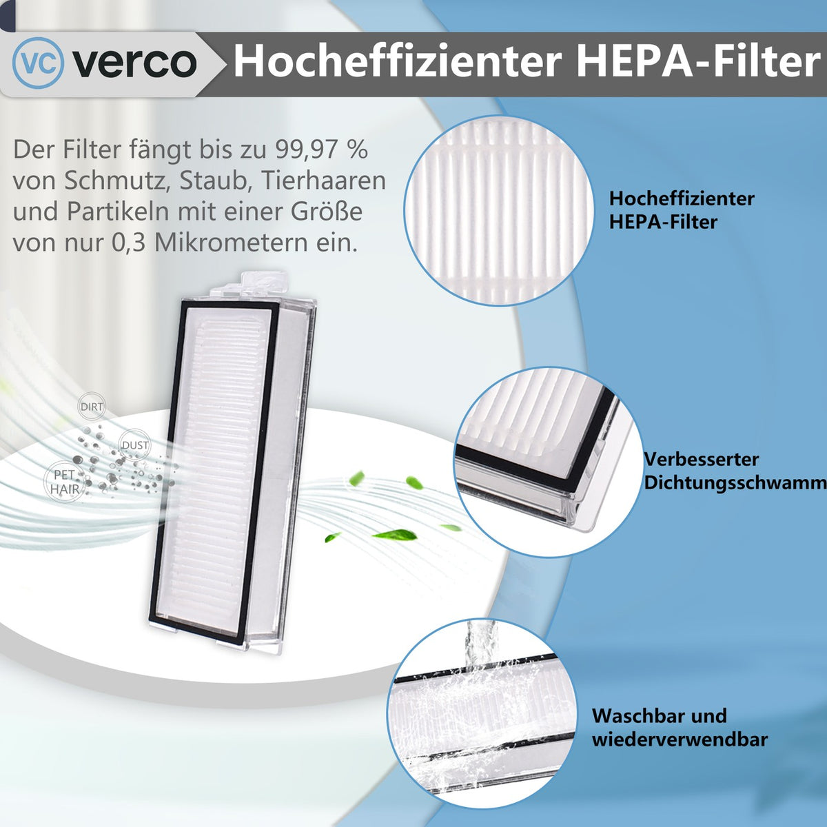 Roborock Q8 Max Zubehör-Set 21-teilig – Bürsten, Filter Q5 DuoRoller Plus
