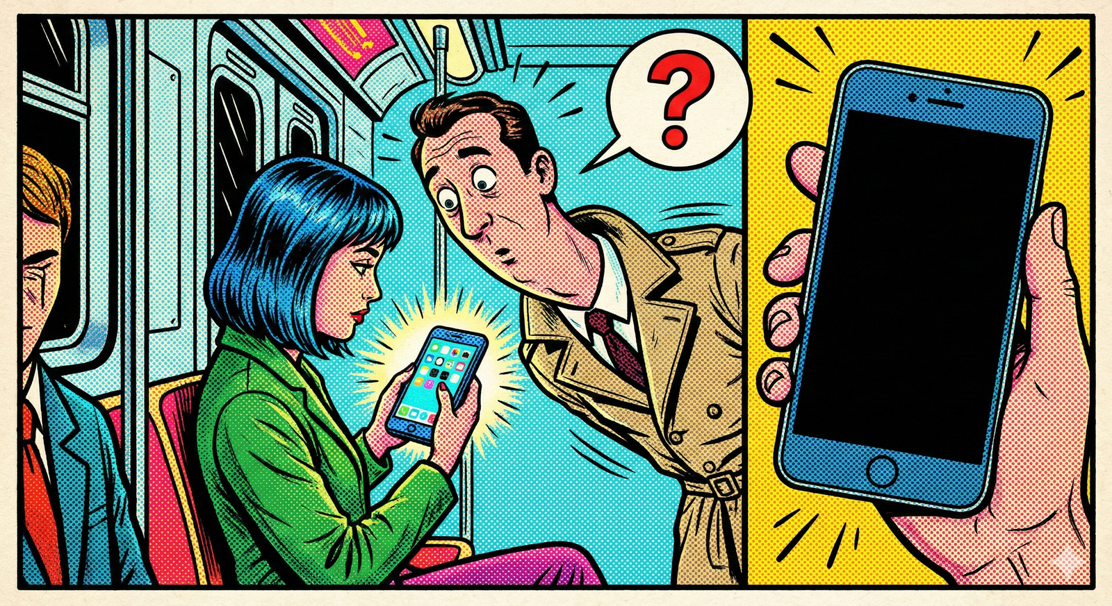 Anti-Spy Folie mit Blickschutz auf Smartphone-Display