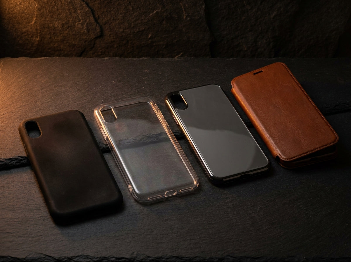 Handyhüllen aus Silikon, TPU, Hardcase und PU-Leder