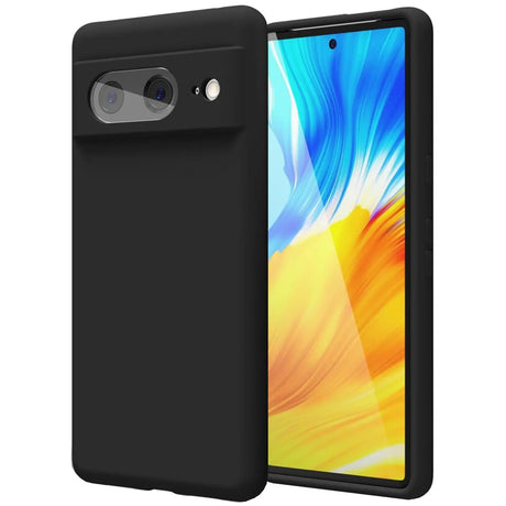 Google Pixel 8 mit farbiger Silikonhülle - Zubehör Übersicht