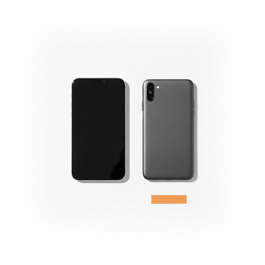 iPhone und Android-Smartphone nebeneinander - Handy-Modell herausfinden