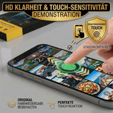 Kratzfestes Panzerglas für iPhone 14 Pro mit Blickschutz