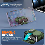 Schutzhülle für AirPods 3 mit stoßfestem Gehäuse, Karabiner und Standfunktion - ideal für Alltag und unterwegs