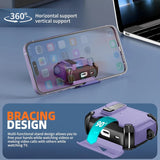 Schutzhülle für AirPods 3 mit stoßfestem Gehäuse, Karabiner und Standfunktion - ideal für Alltag und unterwegs