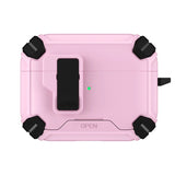 Schutzhülle für AirPods 3 mit stoßfestem Gehäuse, Karabiner und Standfunktion - ideal für Alltag und unterwegs