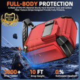 Schutzhülle für AirPods 4 mit stoßfestem Gehäuse, Karabiner und Standfunktion - ideal für Alltag und unterwegs