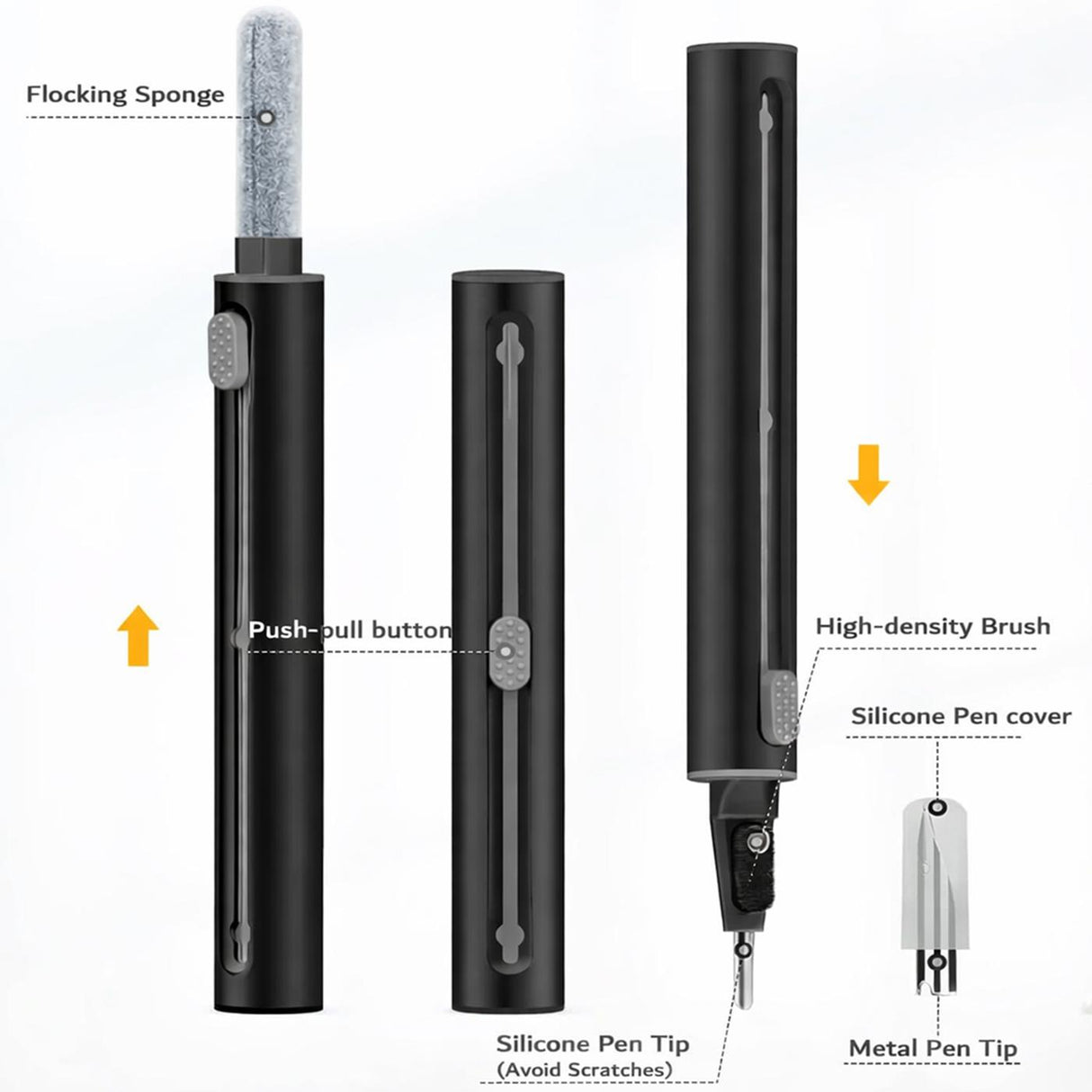 Reinigungsset für AirPods & In-Ear-Kopfhörer – 3-in-1