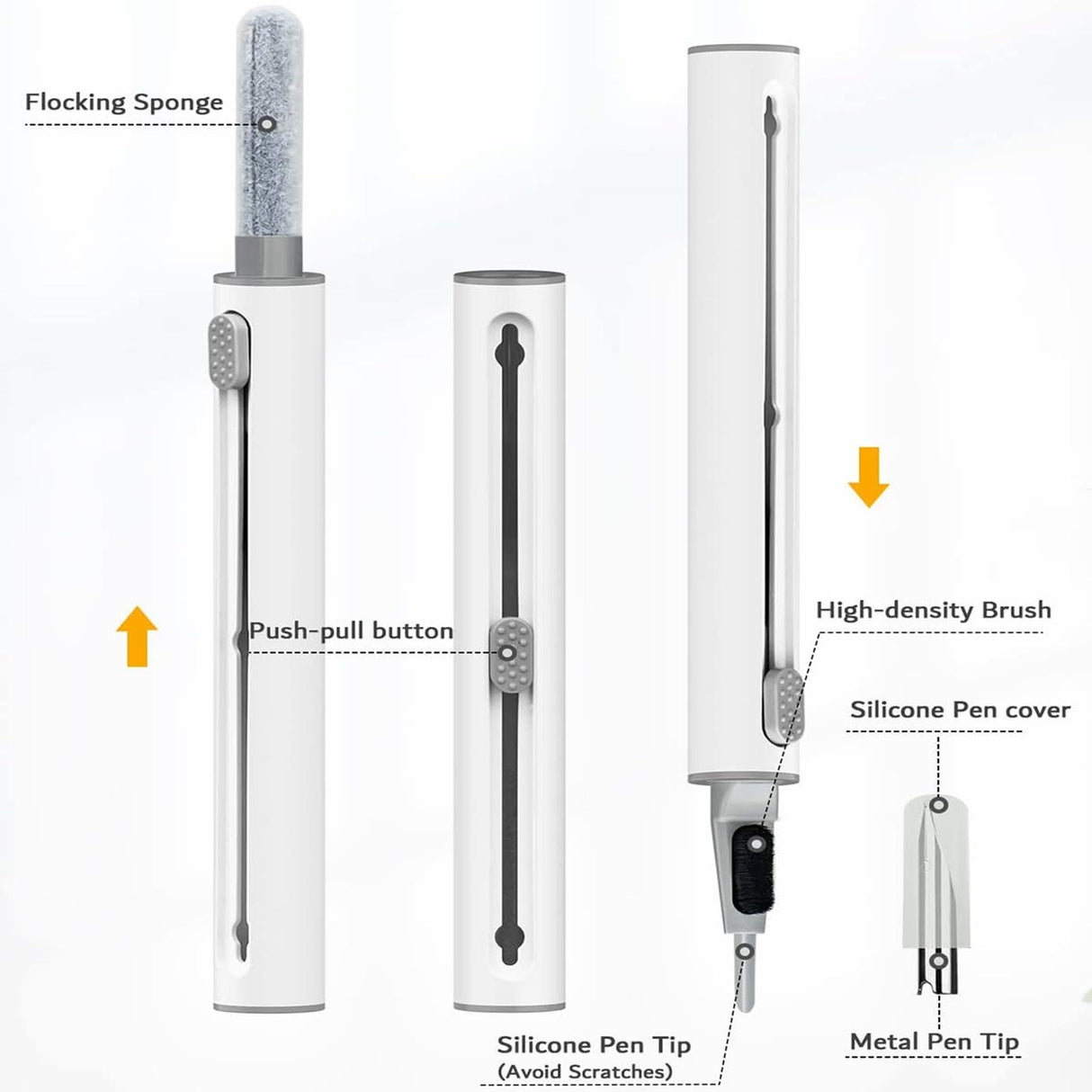 Reinigungsset für AirPods & In-Ear-Kopfhörer – 3-in-1
