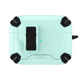 Schutzhülle für AirPods Pro / Pro 2 mit stoßfestem Gehäuse, Karabiner und Standfunktion - ideal für Alltag und unterwegs