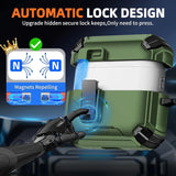 Schutzhülle für AirPods Pro 3 mit stoßfestem Gehäuse, Karabiner und Standfunktion - ideal für Alltag und unterwegs