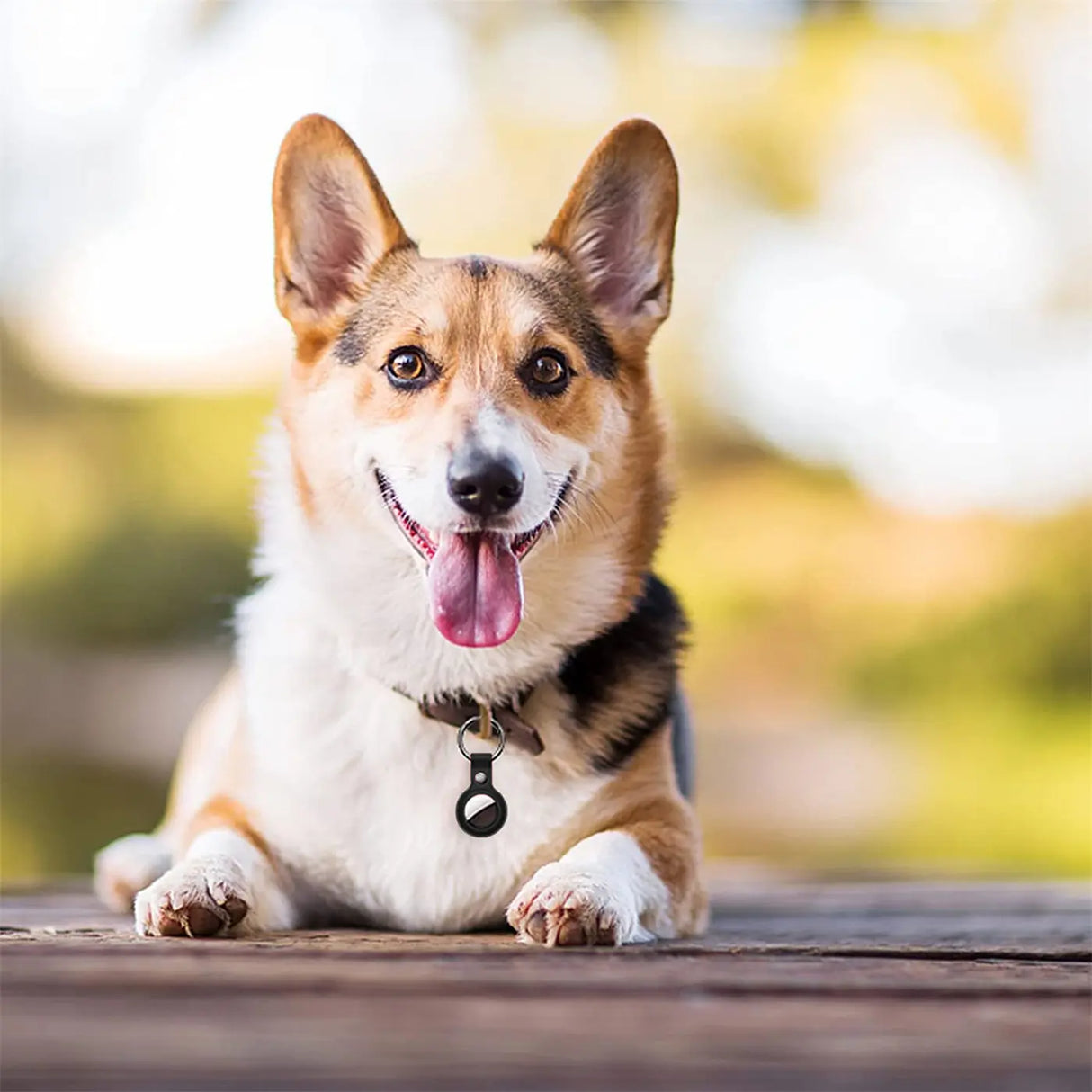 Hülle für Airtag aus Kunstleder mit Karabinerhaken – ideal für Schlüssel & Taschen