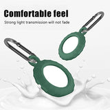 Silikon-Tag-Case mit Öse und Karabinerhaken – Schutz für deinen Air Tag.