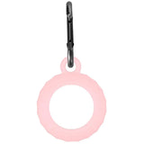 Silikon-Tag-Case mit Öse und Karabinerhaken – Schutz für deinen Air Tag.