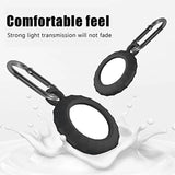 Silikon-Tag-Case mit Öse und Karabinerhaken – Schutz für deinen Air Tag.