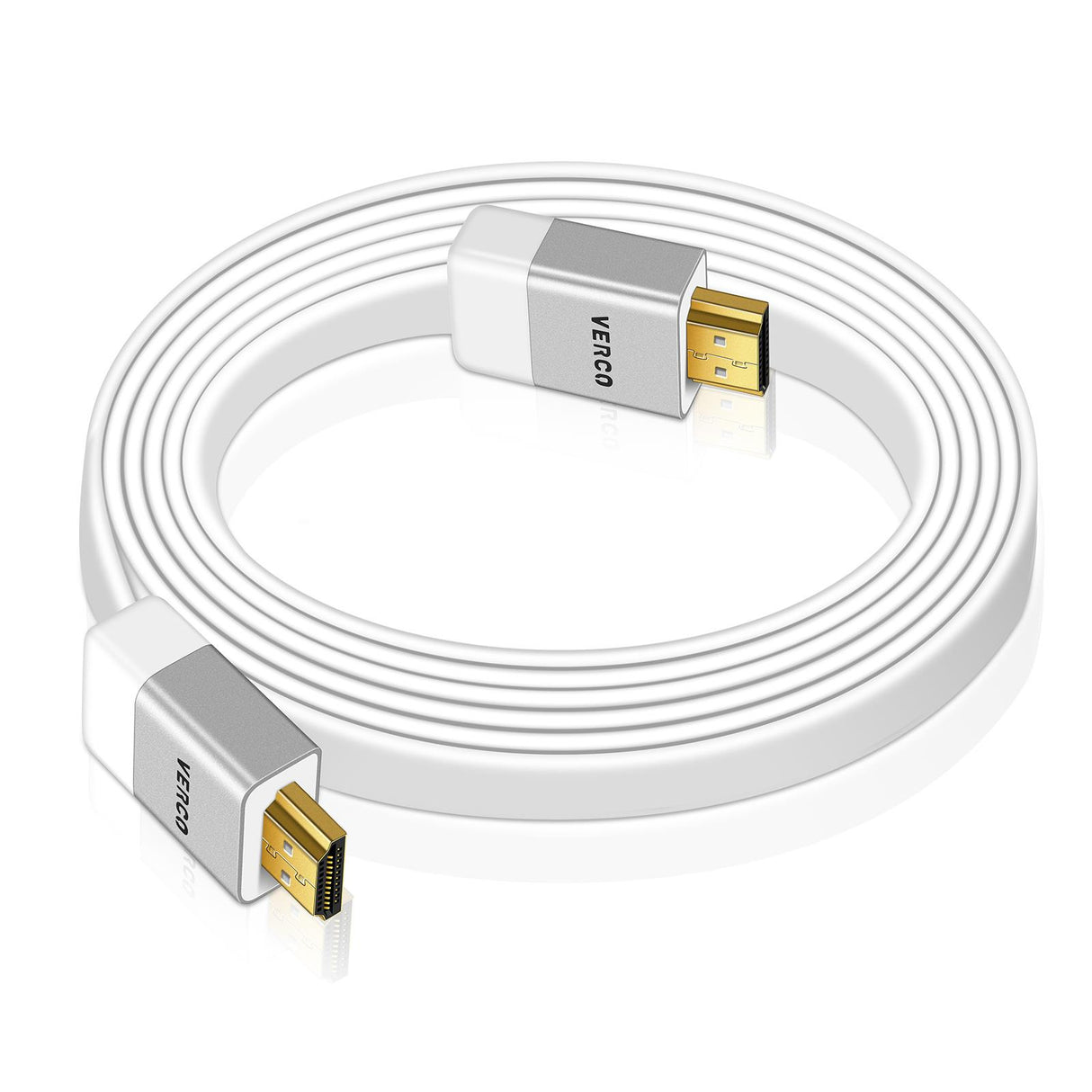 HDMI Flach Kabel - HD-Flat-100B - 5M - Weiss
