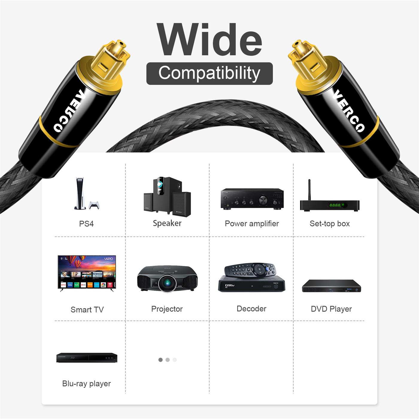 Toslink Kabel Optisch – Digital Audio LWL
