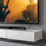 Toslink Kabel Nylon DTS - TLK-66F - 1M - Schwarz