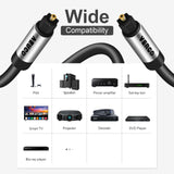 Toslink Kabel PVC - TLK-55W - 1M - Schwarz