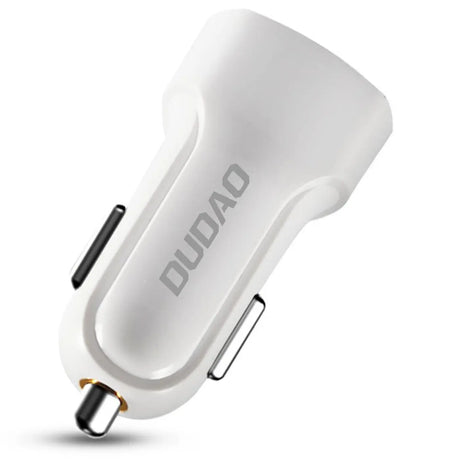 Dudao KFZ Ladegerät R7 Weiß mit abnehmbarem 3in1 Ladekabel