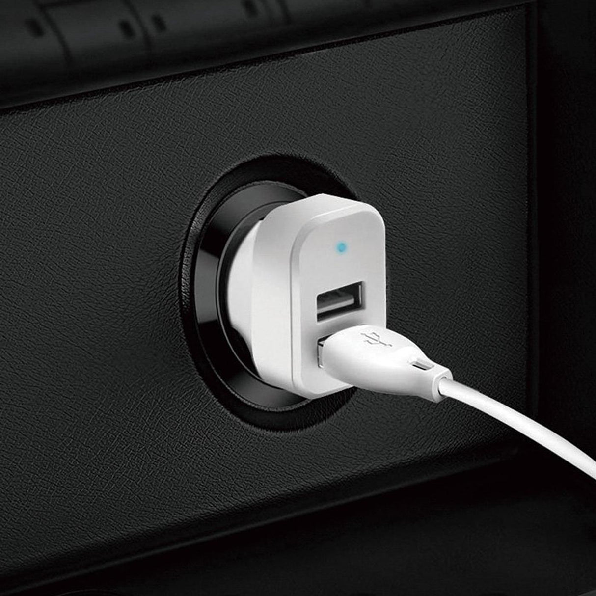Kfz Ladegerät mit 3in1 Kabel – USB-A Ladeport