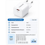 Intenso W30C GaN Ladegerät 30W Weiss