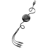 Baseus USB Kabel - CAMLT-JH01 - 3in1 - Schwarz