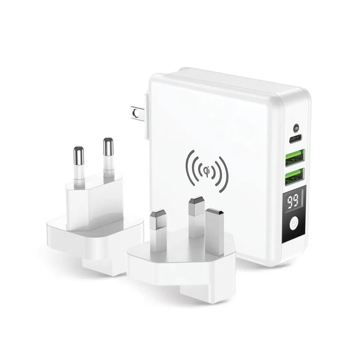 Forcell 4in1 Travel Set 15W - Weiss