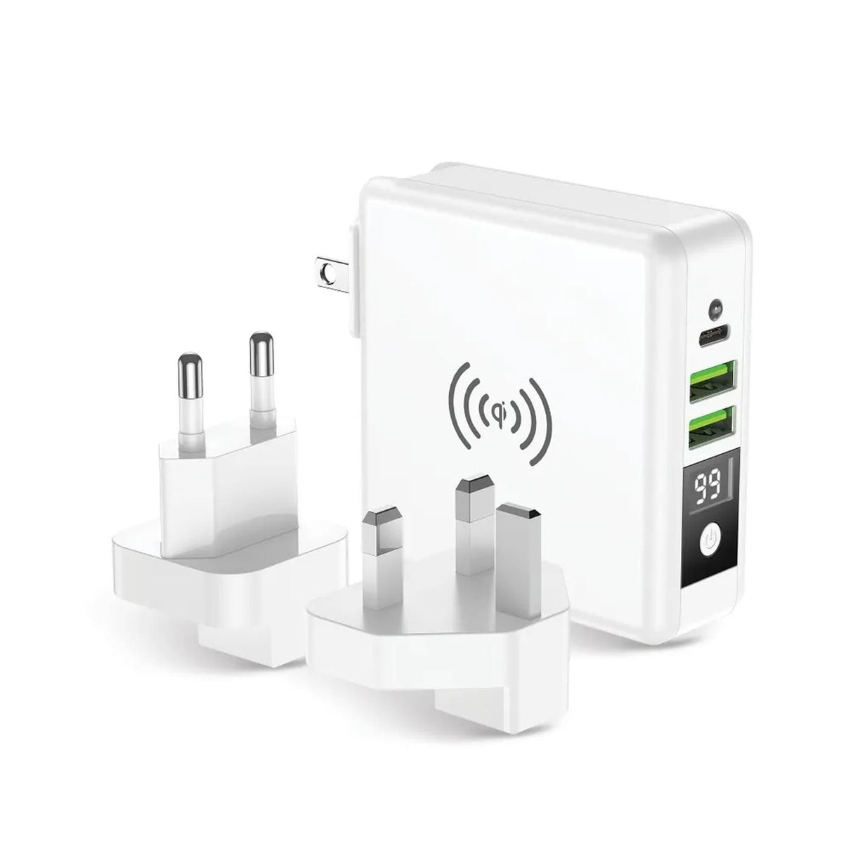 Reiseladegerät Multi-Ladegerät – Induktiv & Powerbank