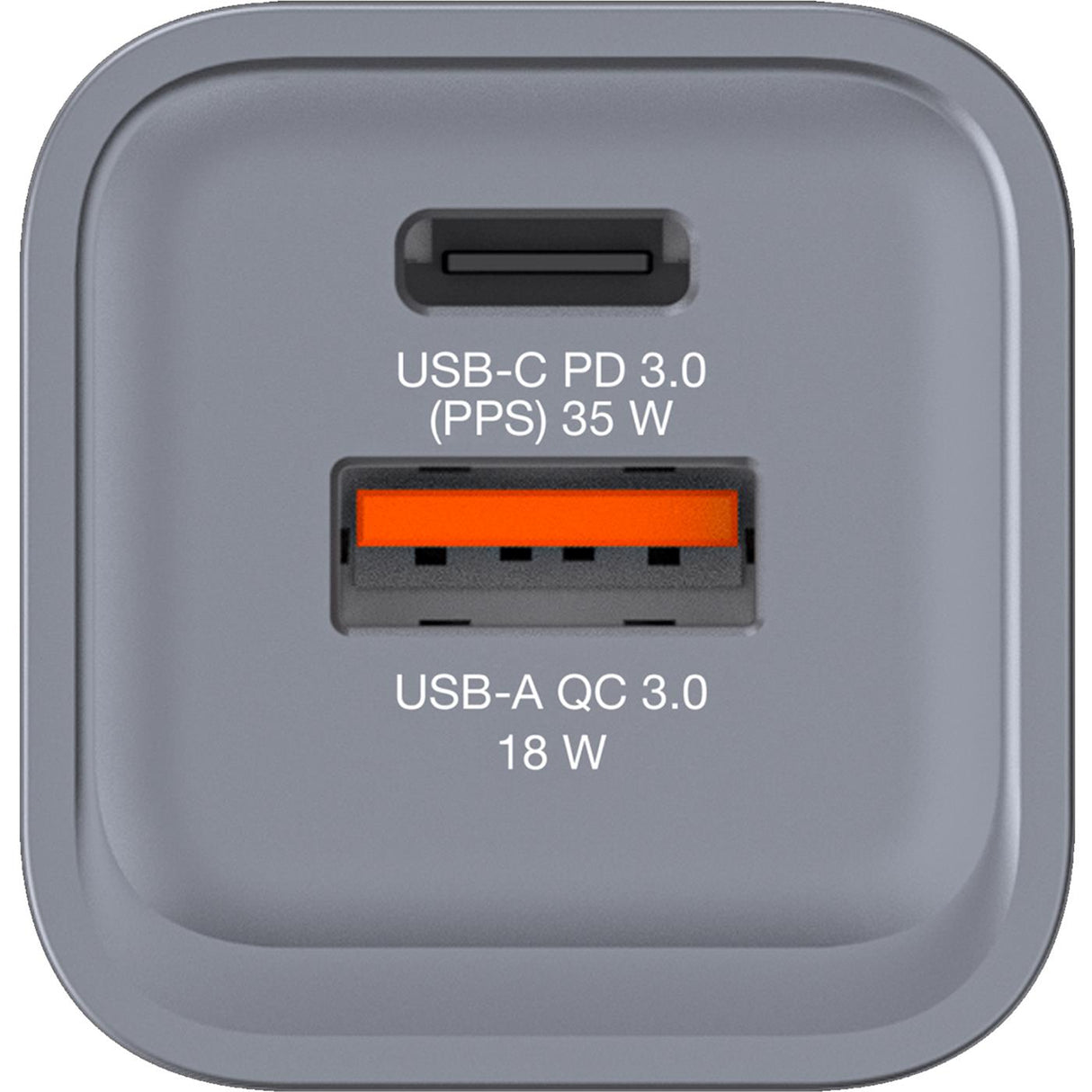 GaN Ladegerät 35W – USB-C PD & USB-A QC 3.0