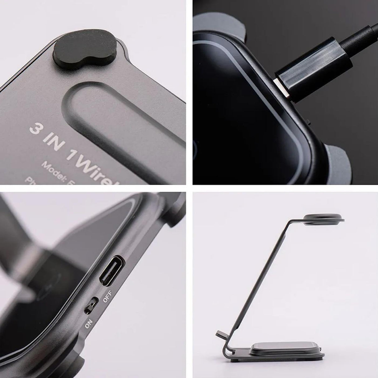 Ladestation 3in1 Wireless – Qi Apple Samsung