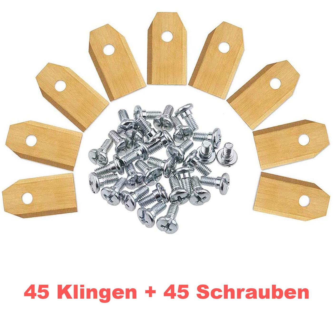 Mähroboter Messer Set – Titan & Edelstahl Ersatzklingen