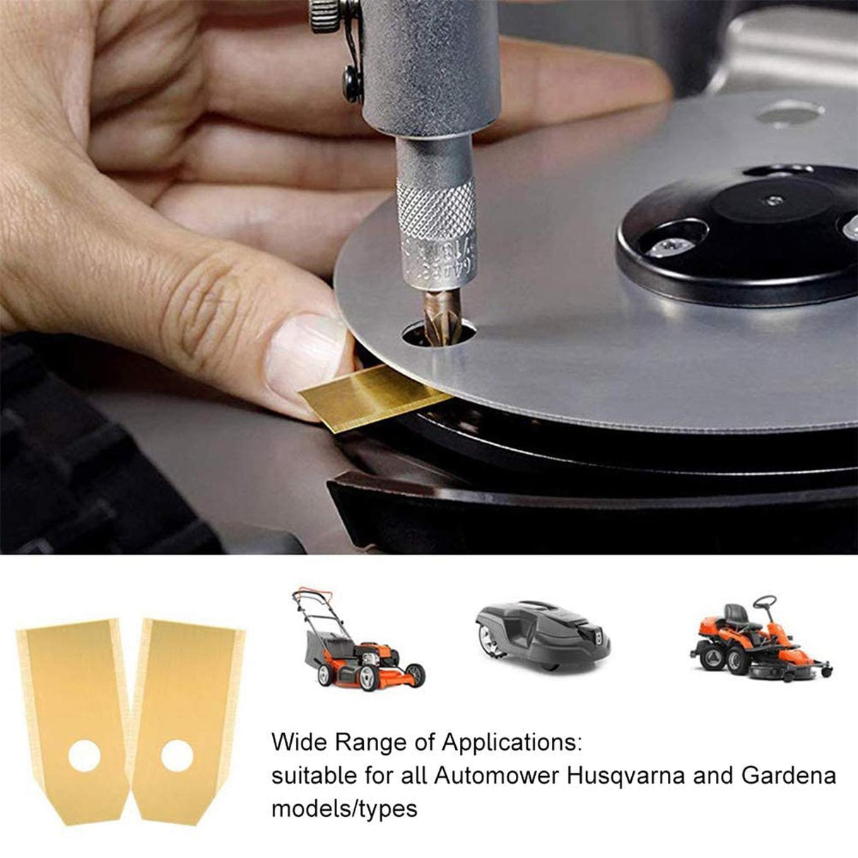 Mähroboter Ersatzmesser – Klingen für Gardena, Husqvarna, Worx & Bosch