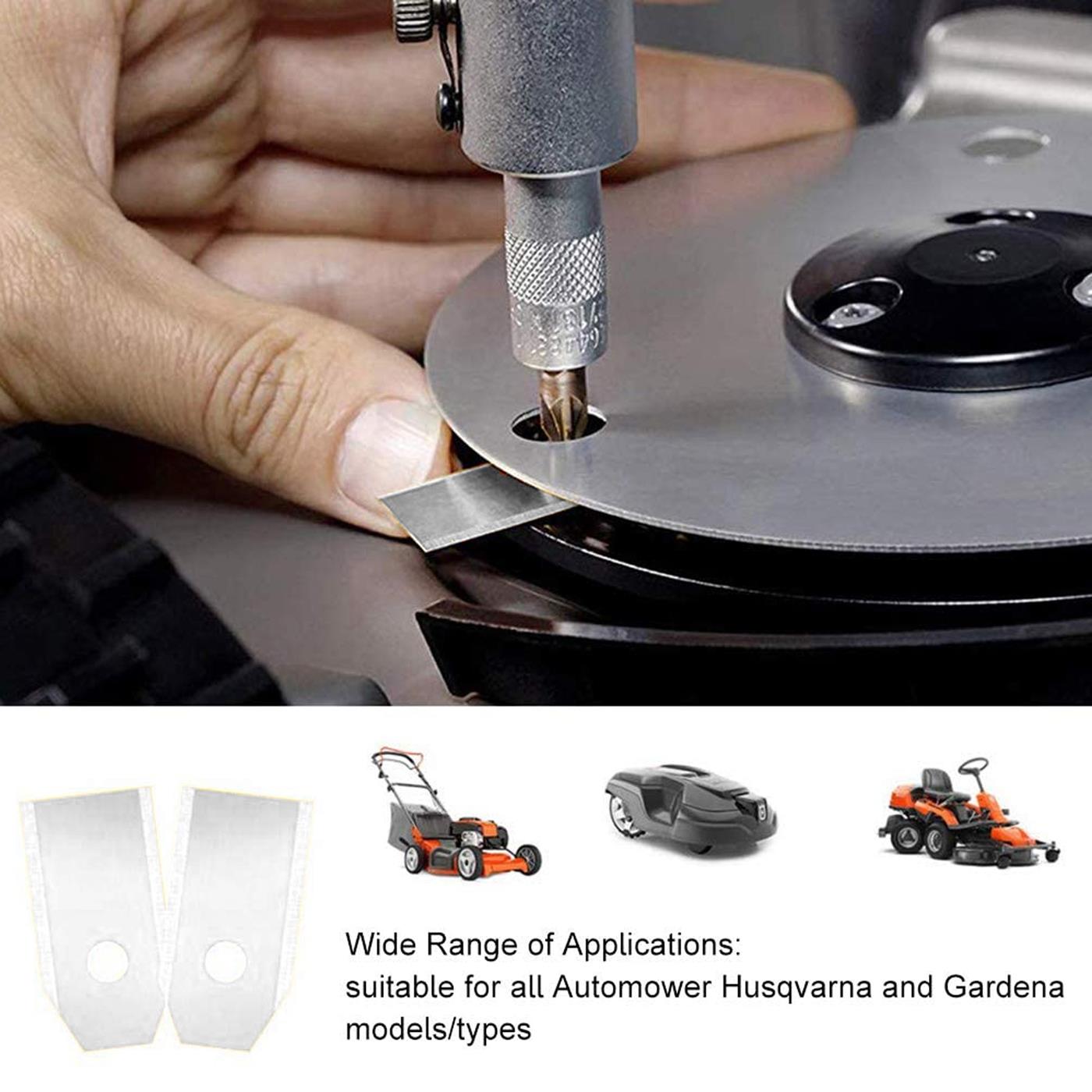 Mähroboter Messer Set – Titan & Edelstahl Ersatzklingen