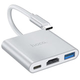USB C Hub 3-in-1 – HDMI 4K & USB 3.0 & PD 60W