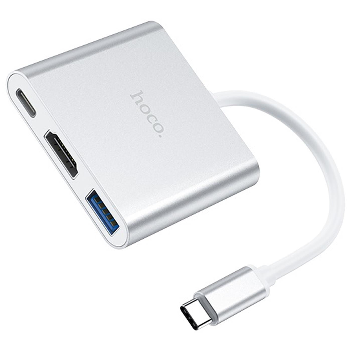 USB C Hub 3-in-1 – HDMI 4K & USB 3.0 & PD 60W