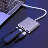 USB C Hub 3-in-1 – HDMI 4K & USB 3.0 & PD 60W