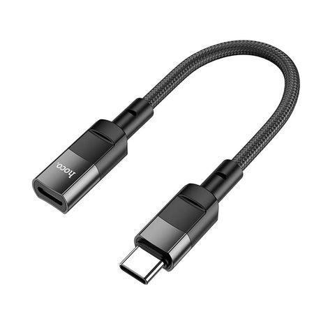 Hoco U107 USB-C auf Lightning Adapter, robustes, geflochtenes Kabel für schnelles Laden und Datenübertragung.
