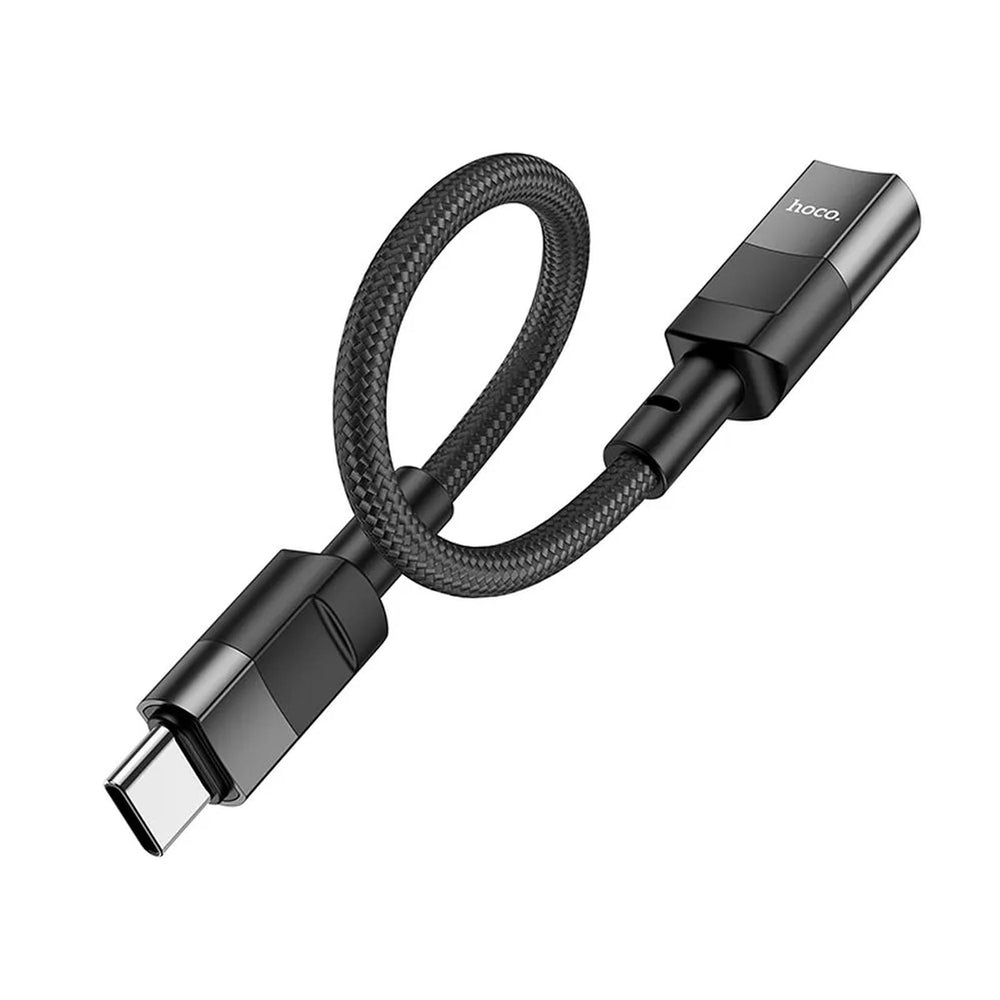 Hoco U107 USB-C auf Lightning Adapter- Schwarz