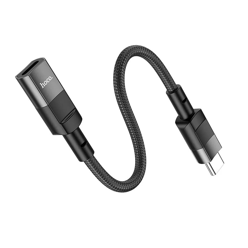 Hoco U107 USB-C auf Lightning Adapter- Schwarz