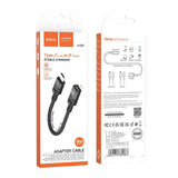 Hoco U107 USB-C auf Lightning Adapter- Schwarz