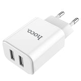 Netzladegerät Dual USB – Hoco C62A mit microUSB Kabel