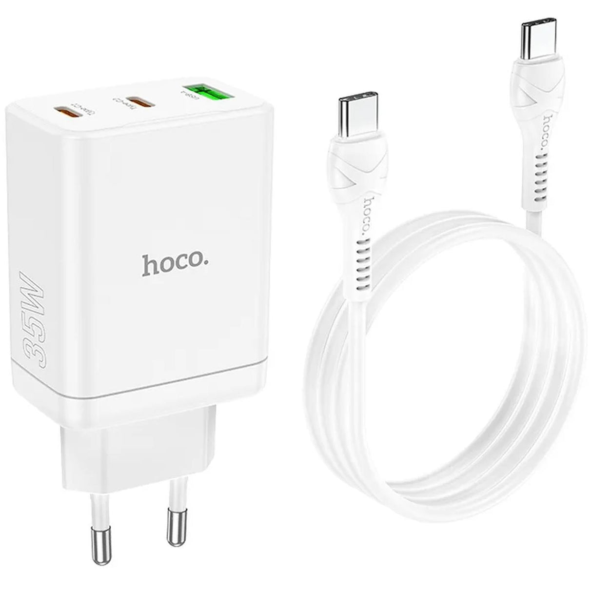 Netz-Ladegerät 35W Schnellladung – Multi-Port USB-C