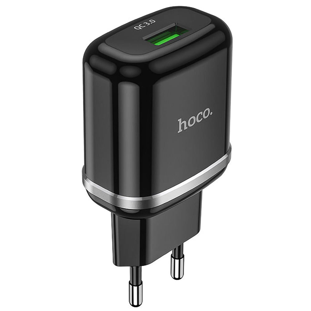 Netz-Ladegerät Hoco - N3 SOLO - Schwarz